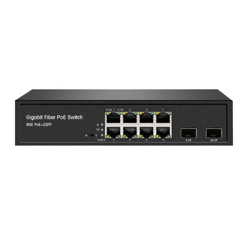 Managed Gigabit Poe Switch 8 Port 802.3At - OEM ODM 8 Portlu Tam Gigabit