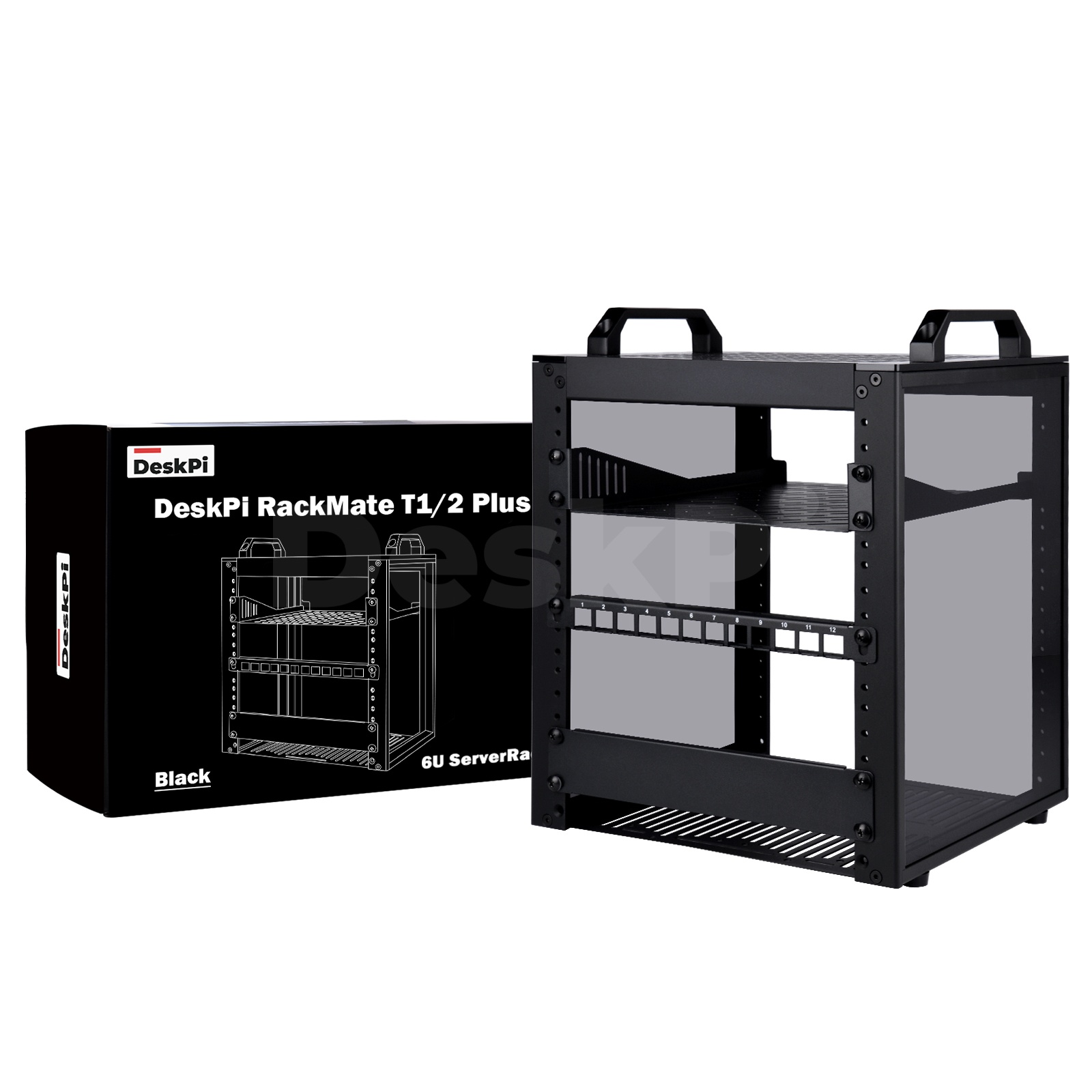 Deskpi Super6C - DeskPi RackMate T1/2 Plus Raf Montajlı,